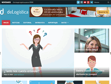 Tablet Screenshot of delogistica.com